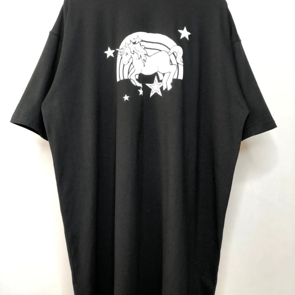 Vetements Black Unicorn Tee